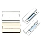 Новинка, 5 шт.лот, отверстие 34*3,5 мм, металлические волнистые прочные магнитные застежки, соединитель крючка, золотой, серебряный цвет, для изготовления браслетов, ювелирных изделий своими руками