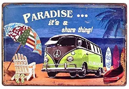 Винтажная металлическая вывеска beacher железная живопись для дома и улицы