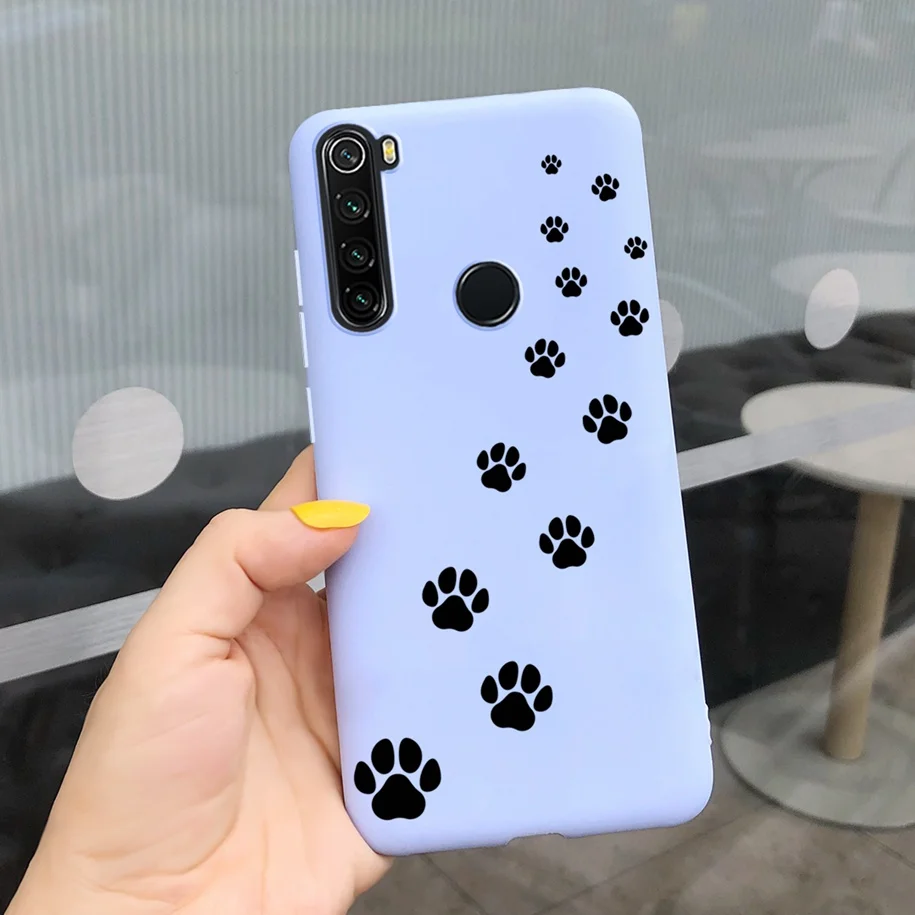 xiaomi leather case color Redmi Note 8 Ốp Lưng Điện Thoại Dễ Thương Mèo Hoạt Hình Ốp Lưng Dành Cho Xiaomi Redmi Note 8 Pro Trường Hợp Note8 8 T 8Pro 8 T Silicone Mềm Coque xiaomi leather case chain