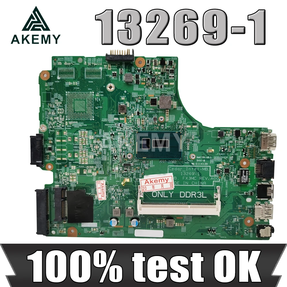 

13269-1 ПРБ. FX3MC REV:A00 для Dell Inspiron 15 3442 3542 3443 3543 5748 Материнская плата ноутбука CN-0HRG70 HRG70 2957U 3558U материнская плата