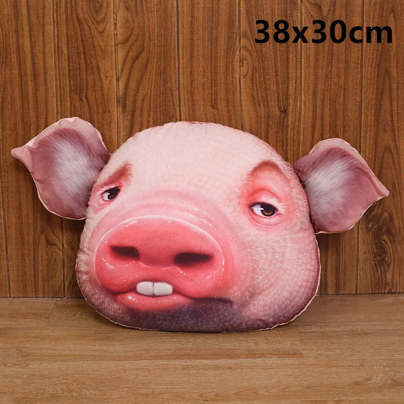 3 Забавная плюшевая игрушка в виде свиньи с 3D-принтом, плюшевая подушка в виде поросенка, плюшевая подушка с мультипликационным принтом, Детская кукла, подарок для дома - Цвет: 3