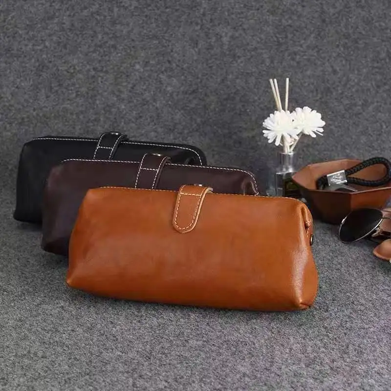 

New Fashion Women Long Wallet Genuine Leather High Quality Casual Phone Pocket Big Capacity Coin Purses Money Bag 100% Cowskin