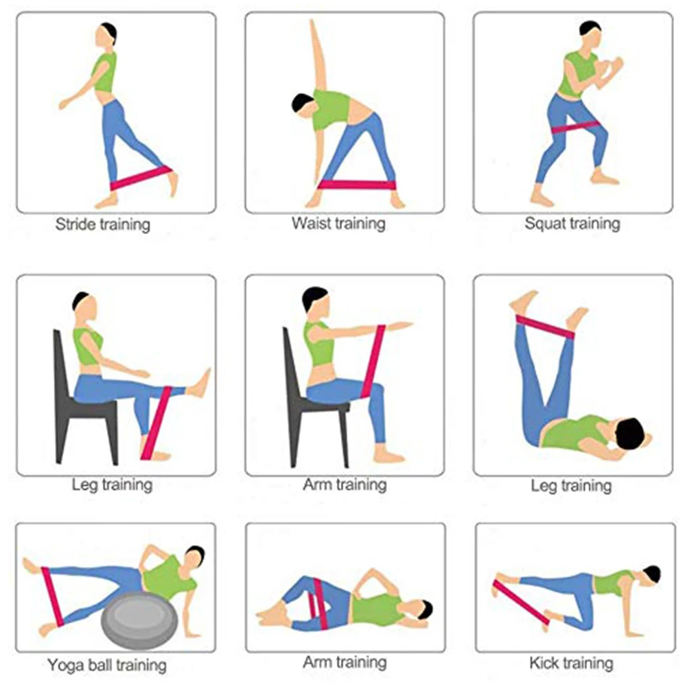 

Gym Yoga Resistance Band Yoga Belt Home Indoor Exercise Workout Fitness Rope for Working-out Comfortable Decoration