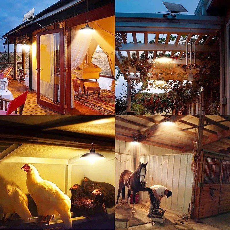 

Split Solar Light Chandelier Outdoor Wall Lamp Night Light with Line Sunlight Powered Emergency Lantern Garden Street Lighting