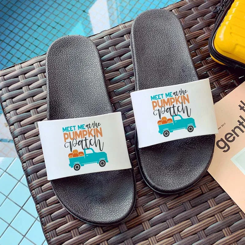 

Cartoon Car Floor Family Shoes Summer Bathroom Sandals 2021 New Women Home summer slippers Home Indoors Slippers