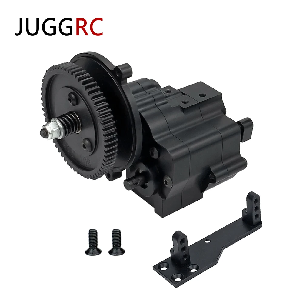 Металлический корпус с ЧПУ коробка передач чехол для передачи 2 скорости 1/10 Axial