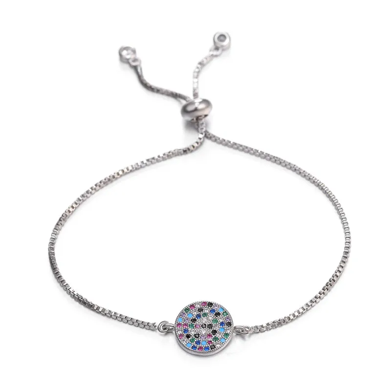 JUWANG цепочка с изображением сглаза браслеты модные ювелирные изделия для женщин