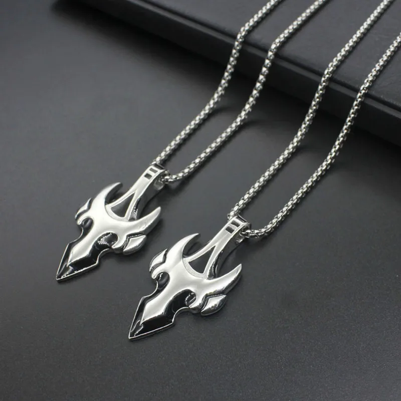 Панк череп голова быка 316L нержавеющая сталь подвески ожерелья цепи Готический