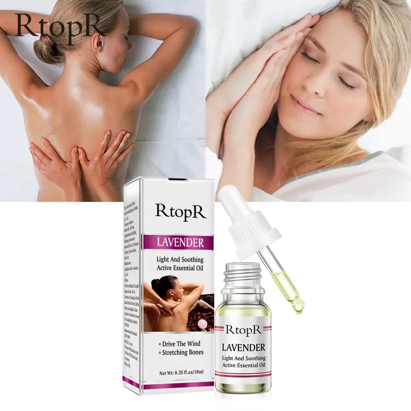 

RtopR Lavender Body Massage Essential Oil Promote Blood Circulation Improve Sleeping Moisturizing Anti-Aging Body Massage Oils