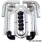 Универсальная Черная Полированная Алюминиевая фотолампа 3 дюйма 76 мм, набор для рукоделия, длина трубки: 450 мм для Jeep Cherokee XJ