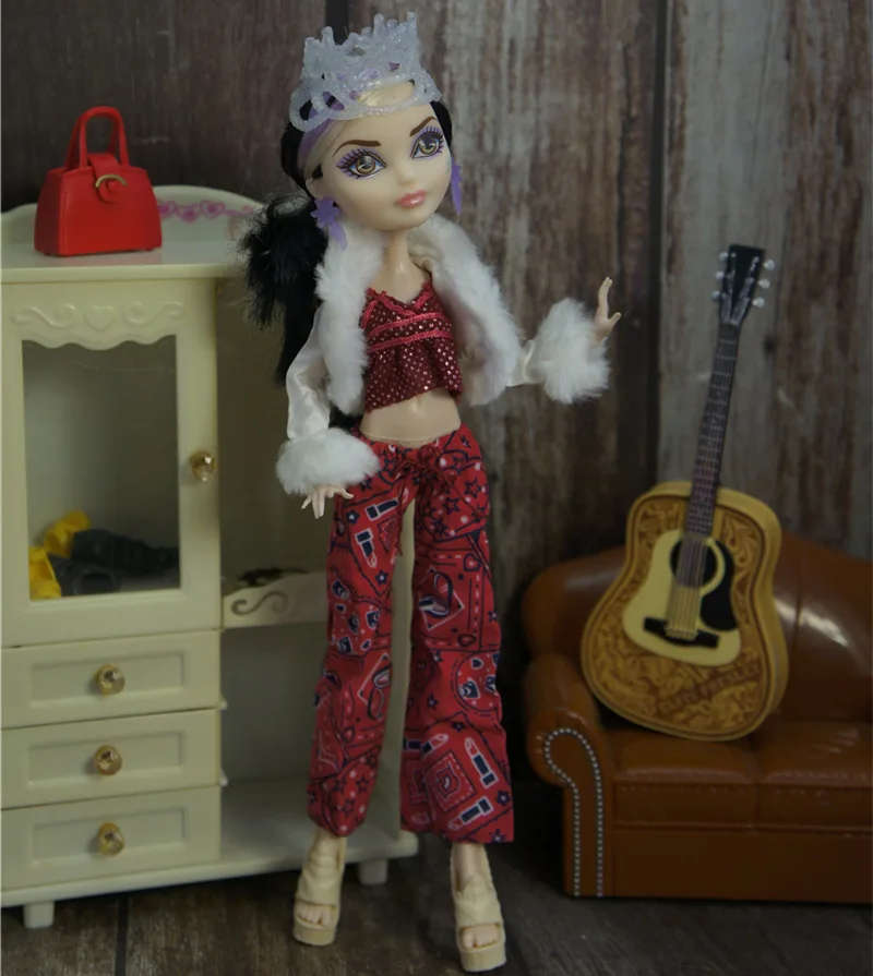 Новейший Модный повседневный комплект одежды для девочек «Monster High»; подарок для девочек