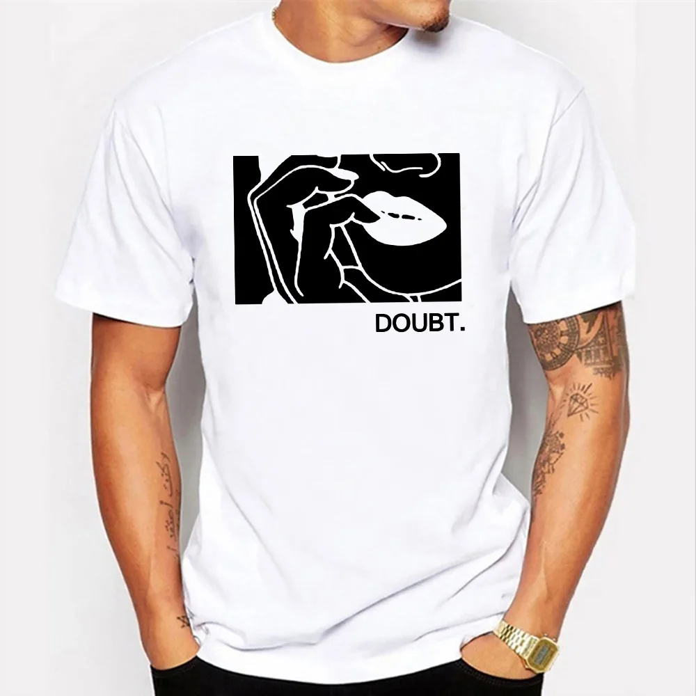 Мужская Повседневная футболка с коротким рукавом круглым вырезом и принтом лето