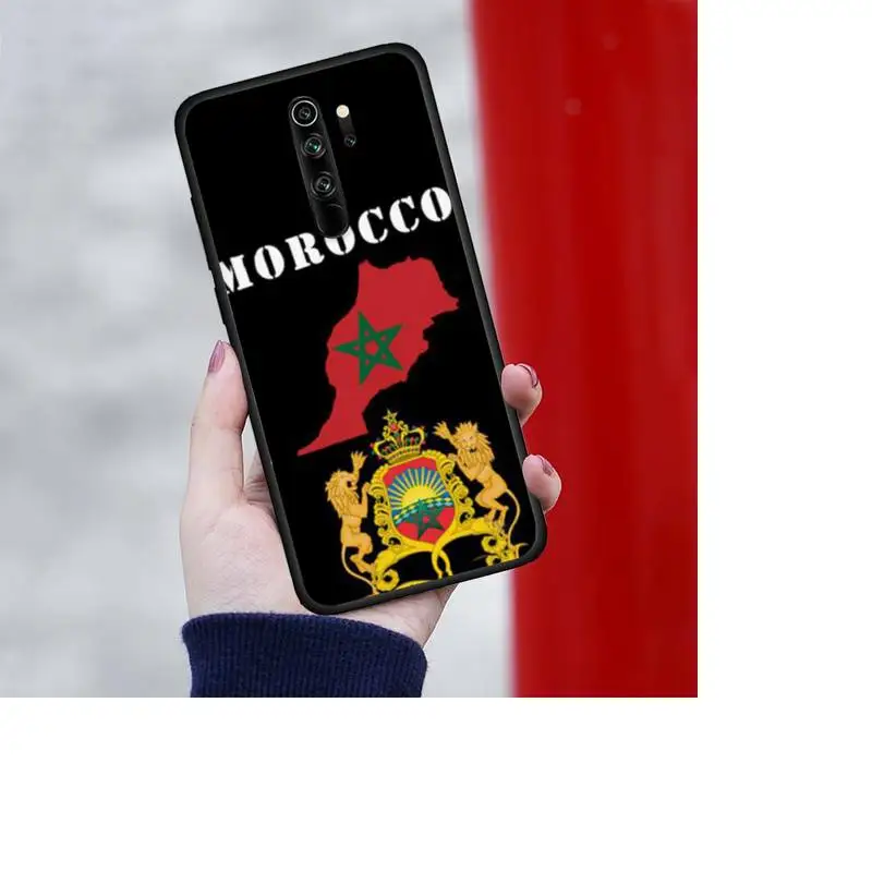 

Morocco Flag Coat Of Arms Symbol Phone Cases For Redmi 7 8 9 A K20 30 Pro Note 8 9 Pro 9s