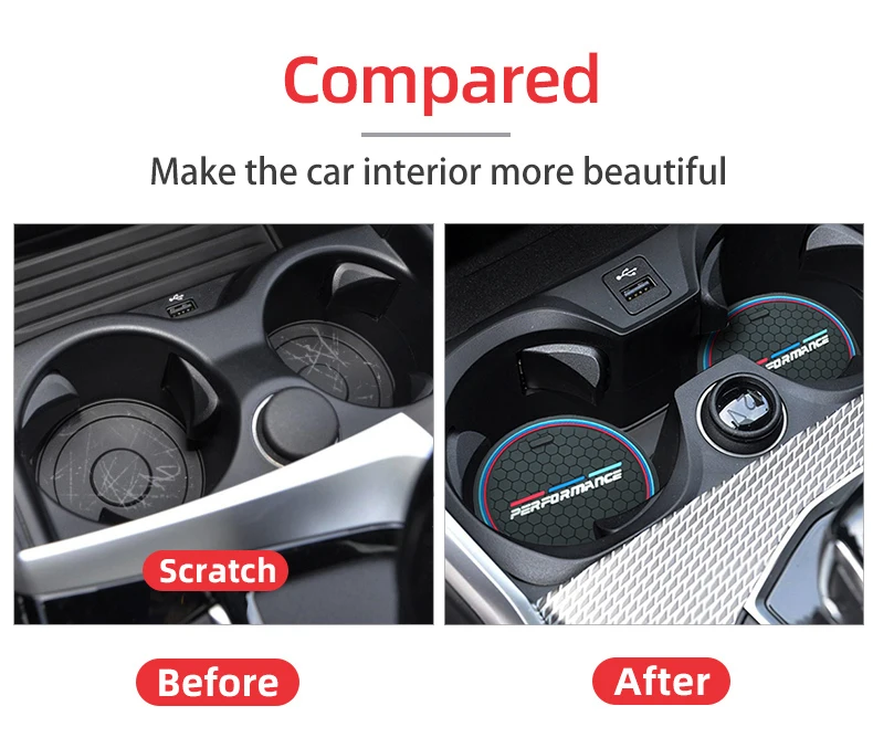 Подставки для стаканов BMW F20 F11 F07 E60 E83 F01 G11 F25 G01 E90 G02 F15 G05 E70 F16 G06 M коврики держатели 2
