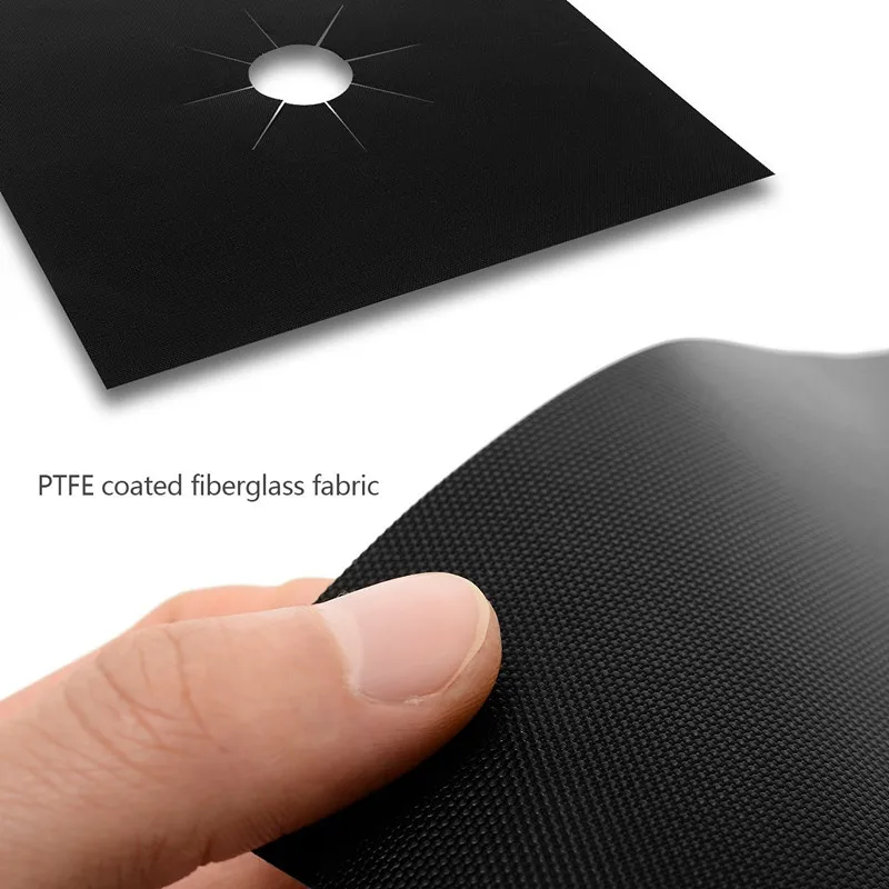 4/6/8Pcs Gas Stove Protector Cooker Cover Liner Clean Mat Pad Kitchen Stovetop Accessories Utensils | Дом и сад