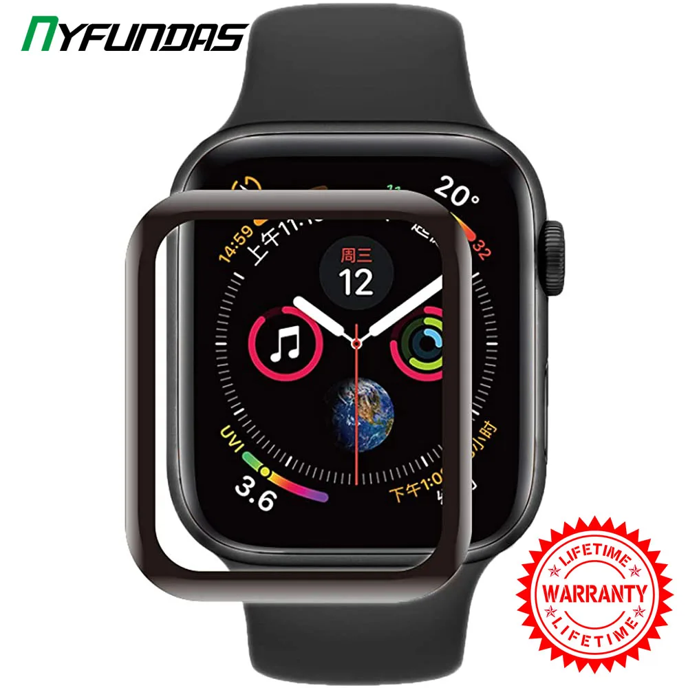 Защитная пленка из закаленного стекла для Apple Watch Series 6 5 4 3 2 1 44 мм 40 42 38 | Наручные