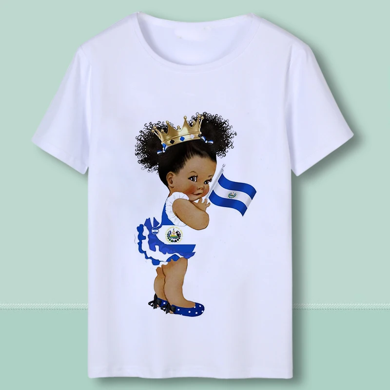 Милая маленькая черная футболка с принтом меланина для девочек и мальчиков