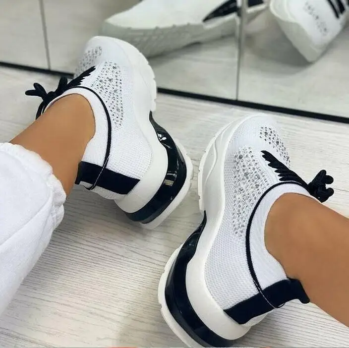 

Mesh breathable running shoes women's 2021 new fashion womens shoes casual sports platform sneakers women vulcanized shoes