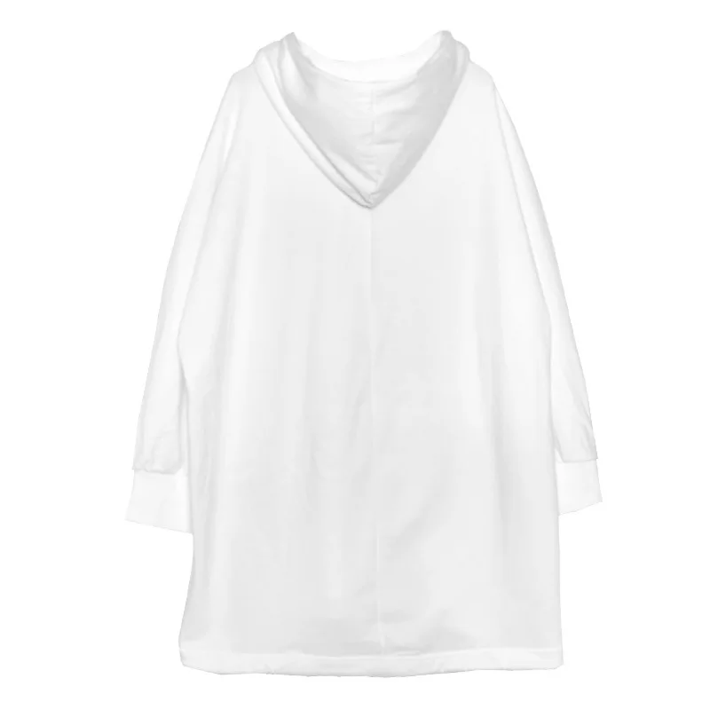 Женская мода 2019 новая свободная повседневная тонкая длинная осенняя с капюшоном