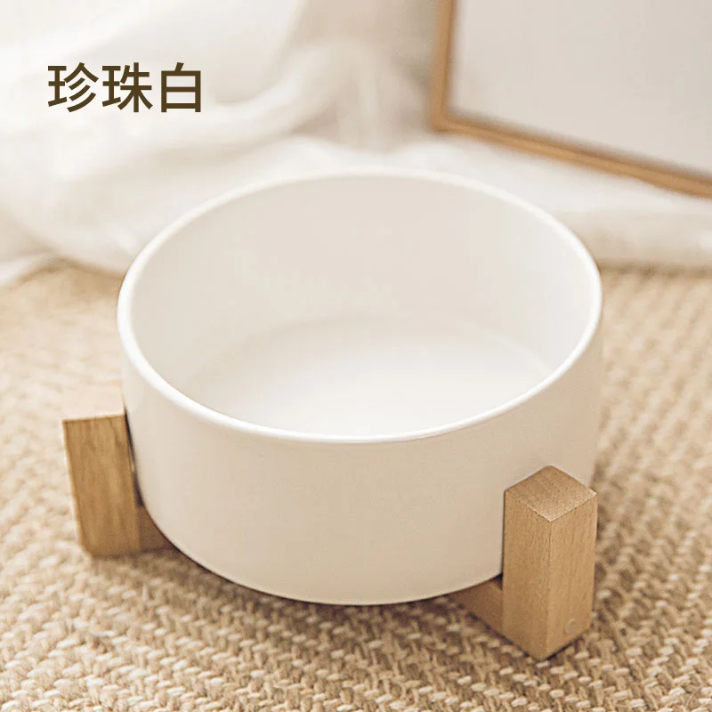 Здоровая подставка для кошек керамическая поднимающаяся креативная Деревянная