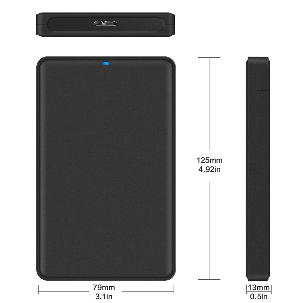 

USB 3.0 to 2.5 Inch SATA Hard Drive External Enclosure HDD Mobile Hard Disk Box VH99