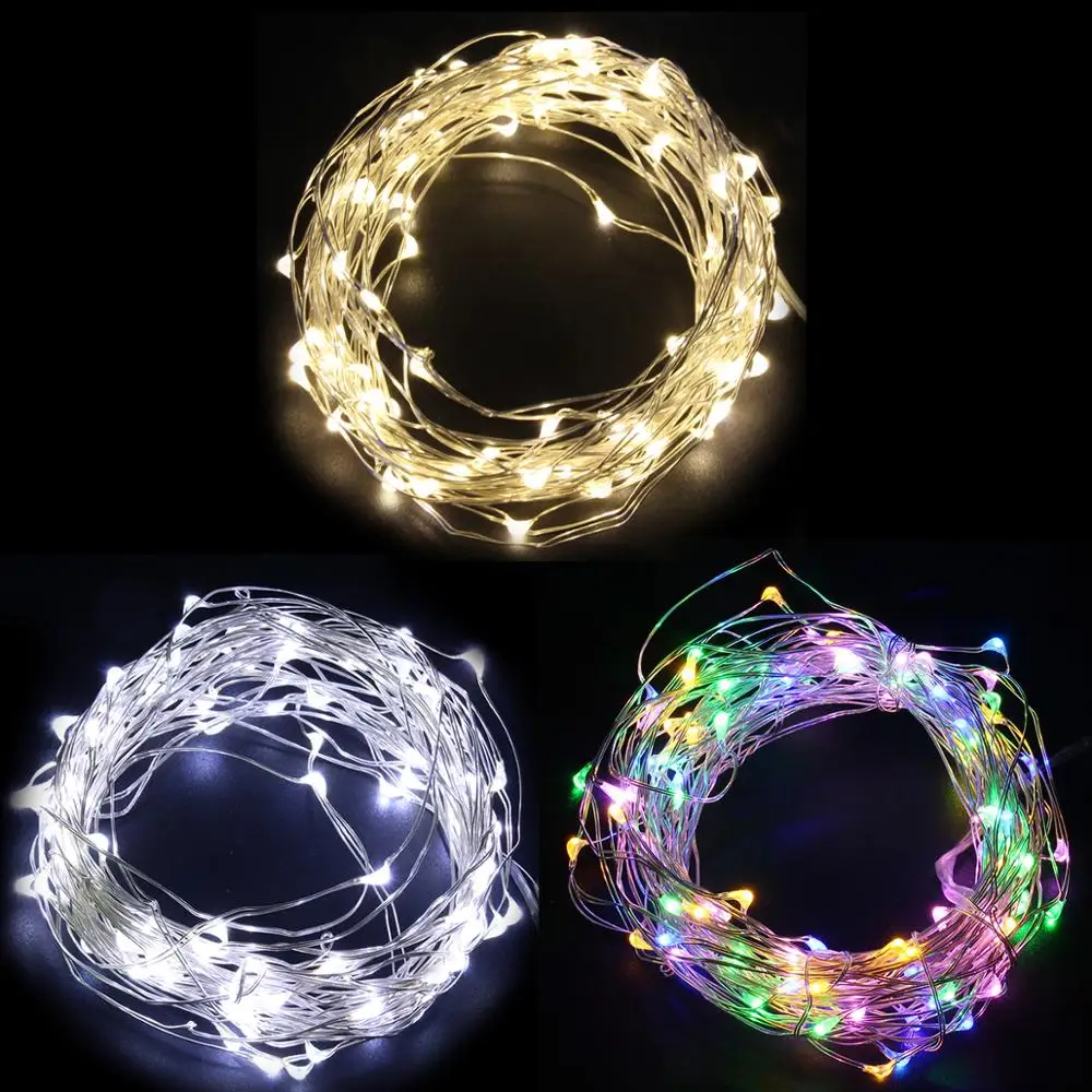 

Santa Claus Christmas LED String Lights Garland Decorative Fairy Lights Christmas Deocr for Home Holiday Lighting Navidad