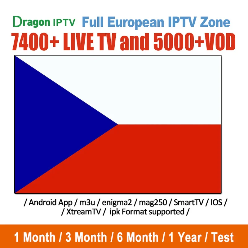 Чешский IP tv подписка Европа Франция Испания Италия Португалия IP tv Abonnement 7400+ прямые каналы для Android BOX m3u mag Smart tv