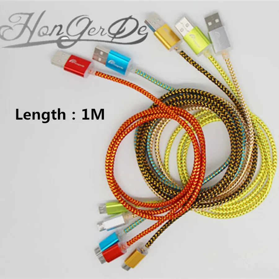 Кабель для сотового телефона 1 м разъем USB зарядное устройство Синхронизация usb