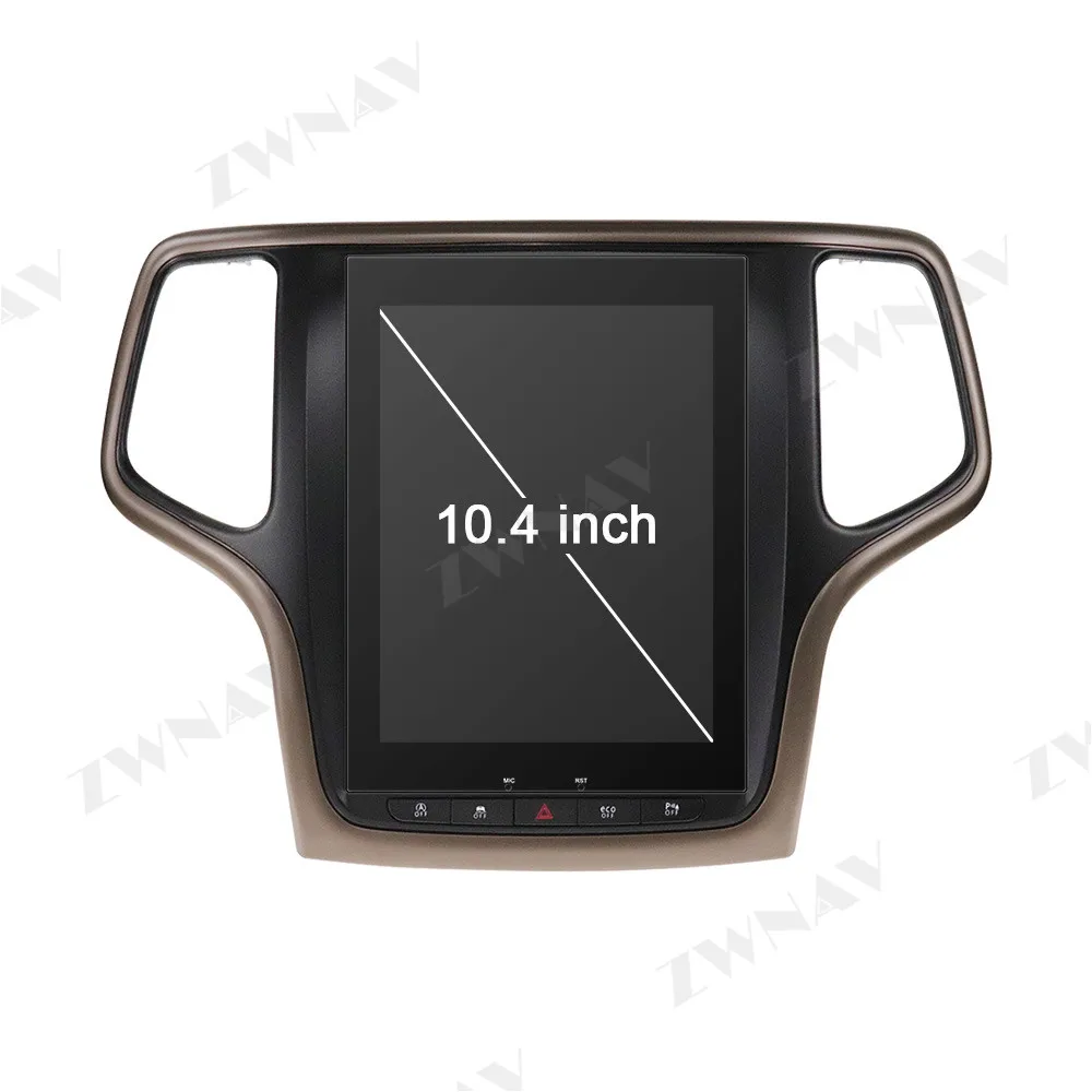 Автомобильный мультимедийный плеер в стиле Tesla вертикальный экран Android 9 0 для JEEP