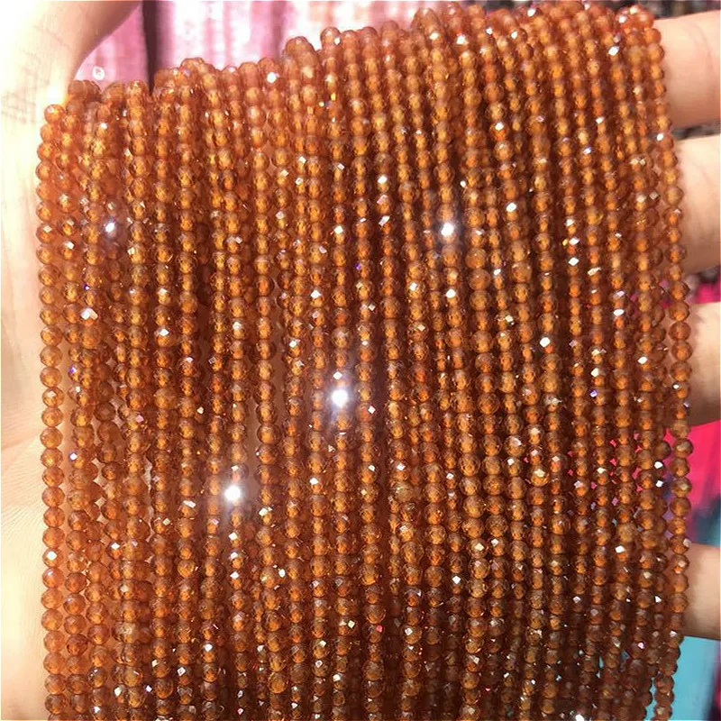 Натуральный оранжевый гранат раздел Loose Beads 3 м полуфабрикатов с украшением в виде