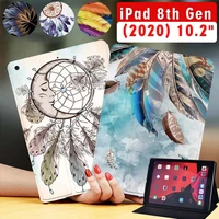 tablet case for apple ipad 8 2020 8th gen 10 2 inch anti fall cover case free stylus