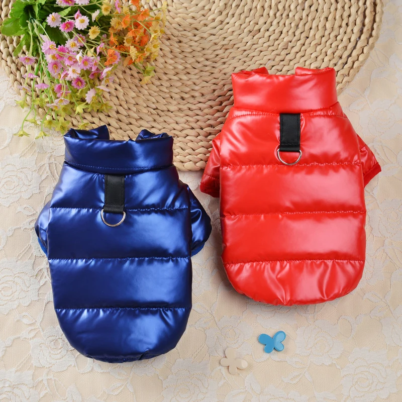 

Dog Waterproof Warm Coat Cotton Clothes Dog Vest Jacket Pet Bread Clothes Comfortable For Dogs Chihuahua Labrador Clothing