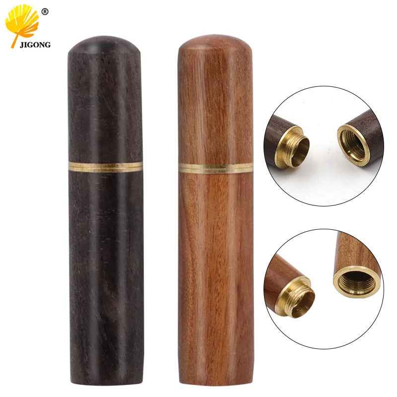 

Rosewood Toothpick Bucket Ebony Toothpick Bucket Mini Box Hiking Portable Craft Handmade Gift 8.3x1.8cm