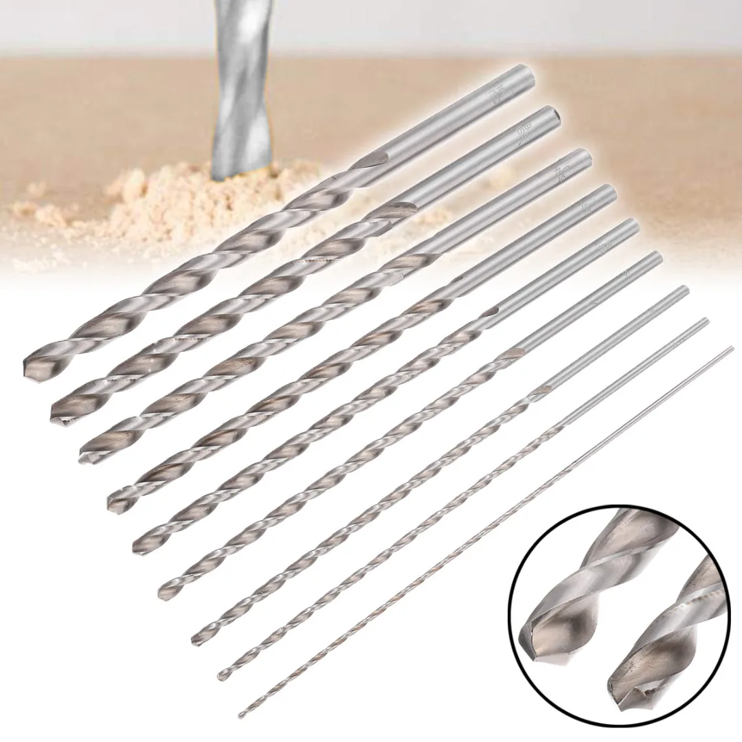 

Сверло спиральное из быстрорежущей стали с прямым хвостовиком, 3-10 мм, 200 мм, 1 шт.