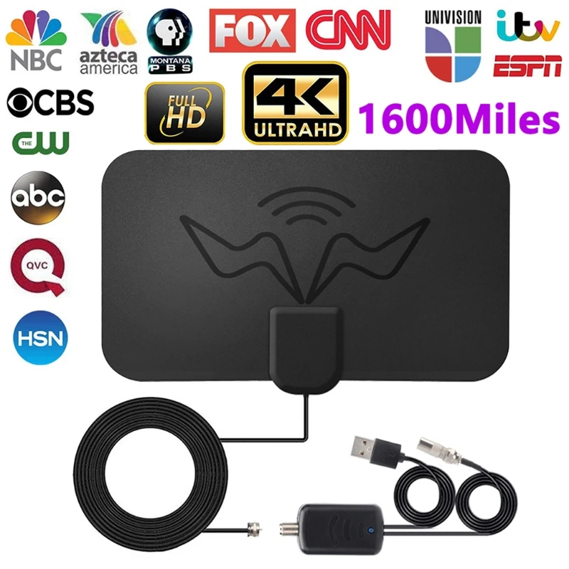 

DVB-T2 HDTV Antenna CBS Freeview TV Isdb-Tb Satellietsignaal Ontvanger Amplified Indoor HDTV Digital TV Antenne