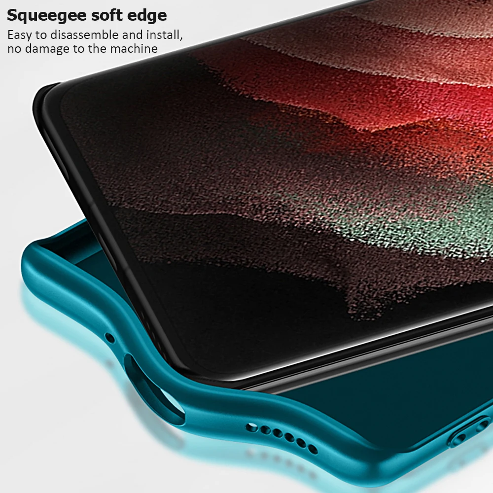 Non-slip Phone Case For Galaxy S20 FE S21 S22 Plus s23 Ultra Matte Soft Cover For Samsung Galaxy Note20 Ultra Cases Phone Cover
