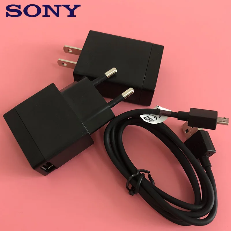 Оригинальное настенное зарядное устройство Sony EP880 с Micro USB кабелем для Xperia Z3 Z4 Z5