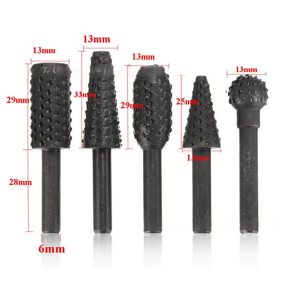 

5PCS 1/4'' Drill Bit Set Cutting Tools For Woodworking Wood Carving Tool For General Building & Engineering Power Tools