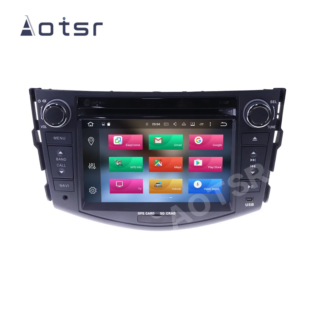 Автомагнитола AOTSR 2 Din Android 10 для Toyota RAV4 2006 2012 RAV 4 радио GPS навигация DSP автостерео 7