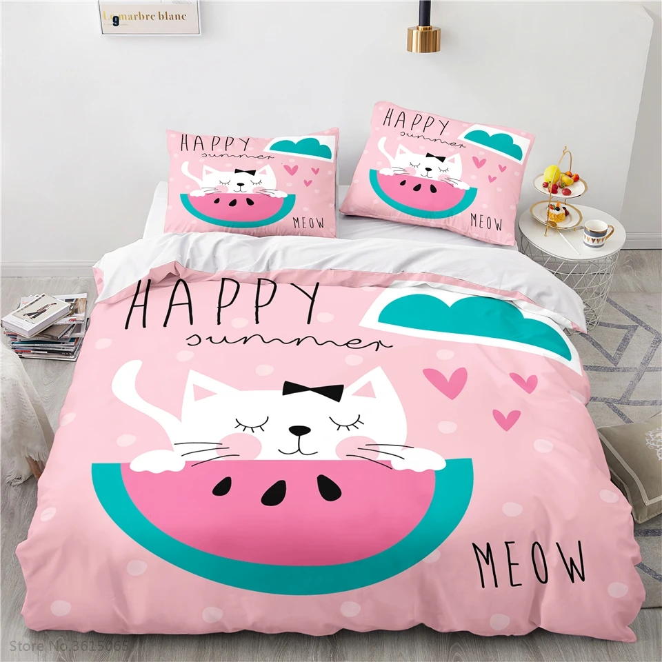 Домашний текстиль Комплект постельного белья с 3d рисунком милого кролика