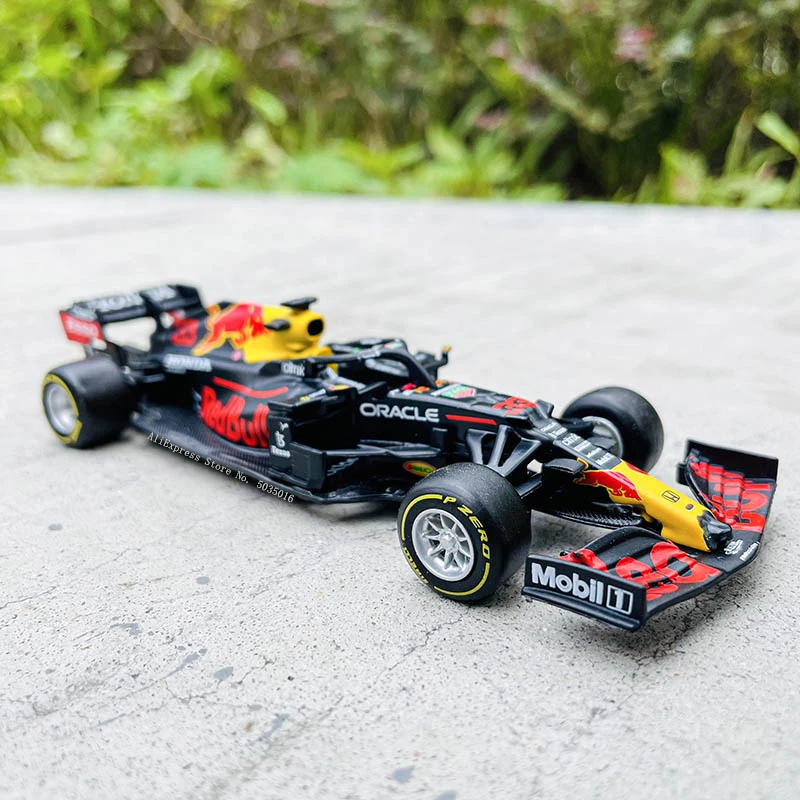 Bburago 1:43 2021 F1 Red Bull Racing RB16B 33 # Max Verstappen 11 # Sergio Perez Formula one, simulaci&oacute;n de aleaci&oacute;n, s&uacute;per coche de juguete-2
