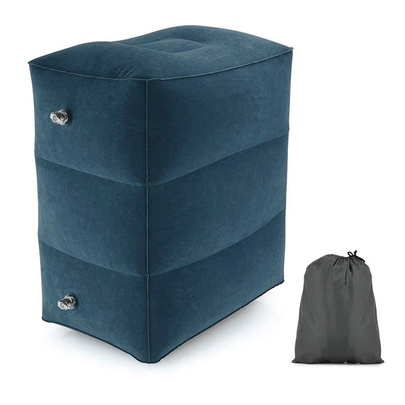 Надувная подушка для ног путешествий детей и взрослых регулируемая по высоте