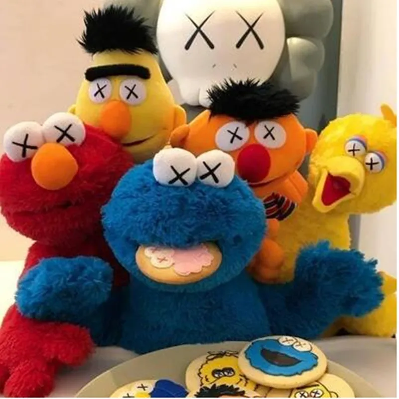 Большая плюшевая игрушка Elmo необычная супер мягкая кукла для обучения подарок на