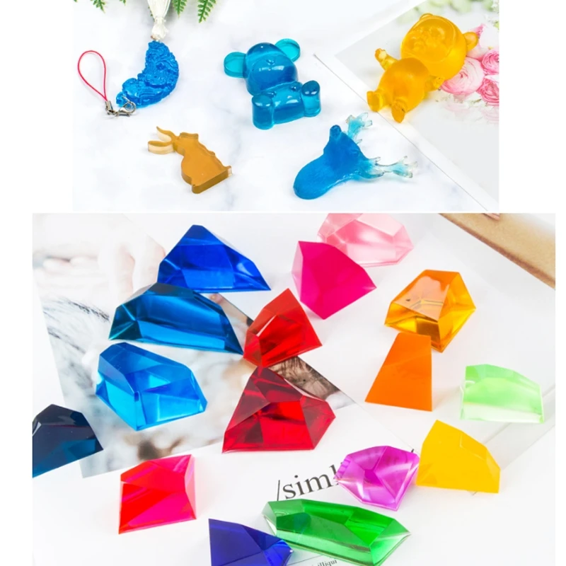 

24 Color Large Bottle 30ml Resin Pigment Kit Transparent Epoxy UV Resin Colorant 77HE