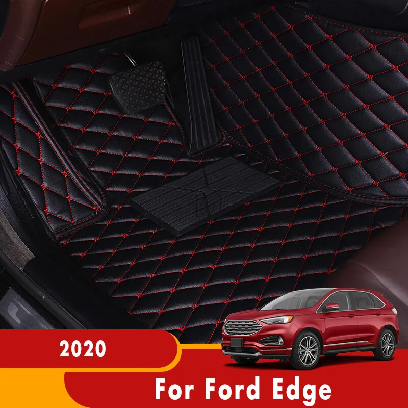 

For Ford Edge 2020 (5 seats) Car Floor Mats Carpets Auto Interior Accessories Dash Foot Automobiles Waterproot Front Rear Rugs