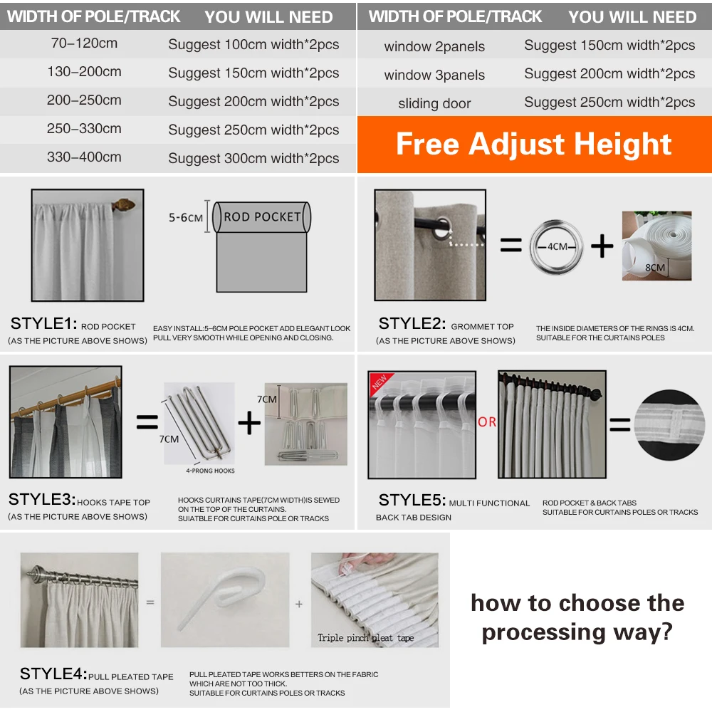 

LISM Cotton Linen Blackout Curtains for the Living Room Curtains for Bedroom Window Treatment for Home Interior Drapes Blinds