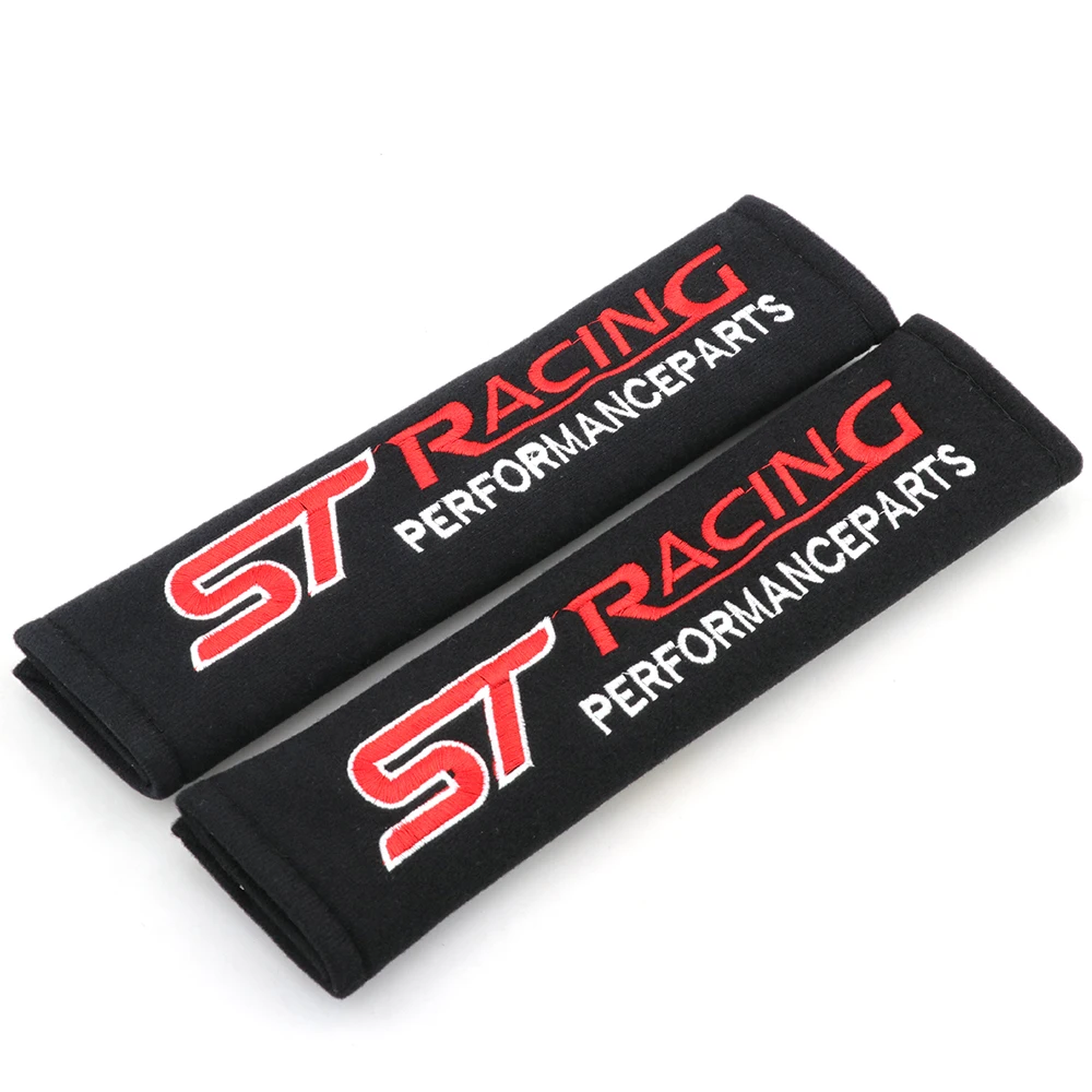 Чехол для ремня безопасности ST Racing мягкий хлопковый ремень с вышивкой Ford Focus Fiesta