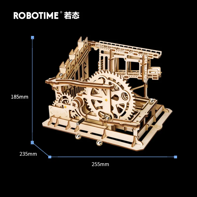 Robotime головоломка забавная серия валик для самостоятельной покраски подставка креативная игра 3D деревянная модель Строительный набор сборная игрушка подарок для детей и взрослых