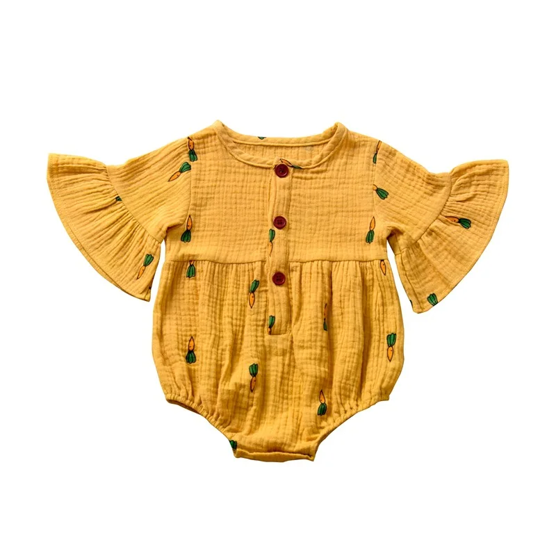 Модная одежда для маленьких девочек летний детский комбинезон хлопковый льняной