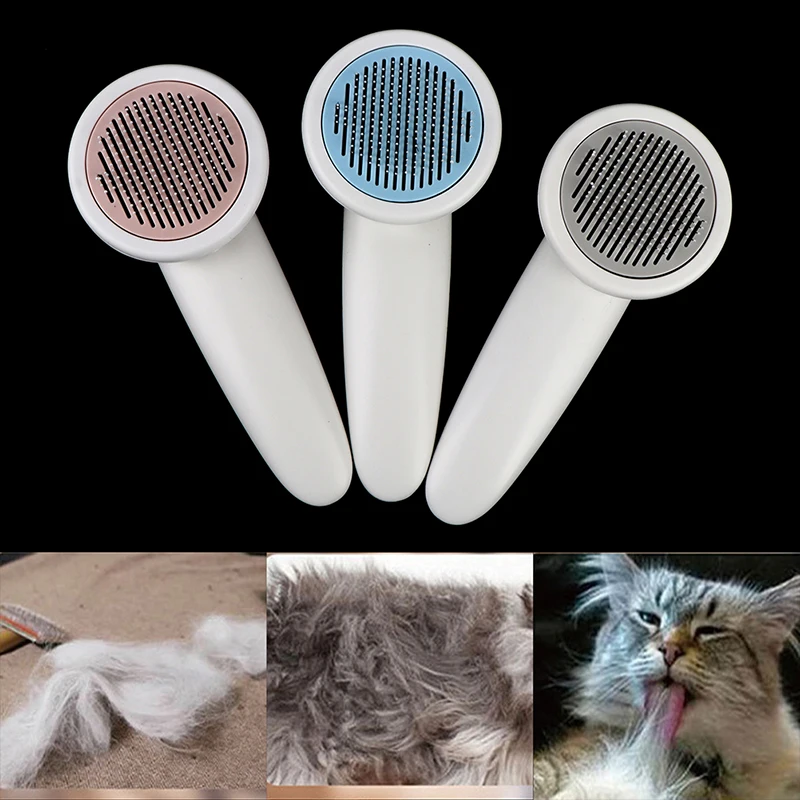 

Self Cleaning Slicker Brush for Dog and Cat Removes Undercoat Tangled Hair Massages Particle Pet Comb Improves Circulation
